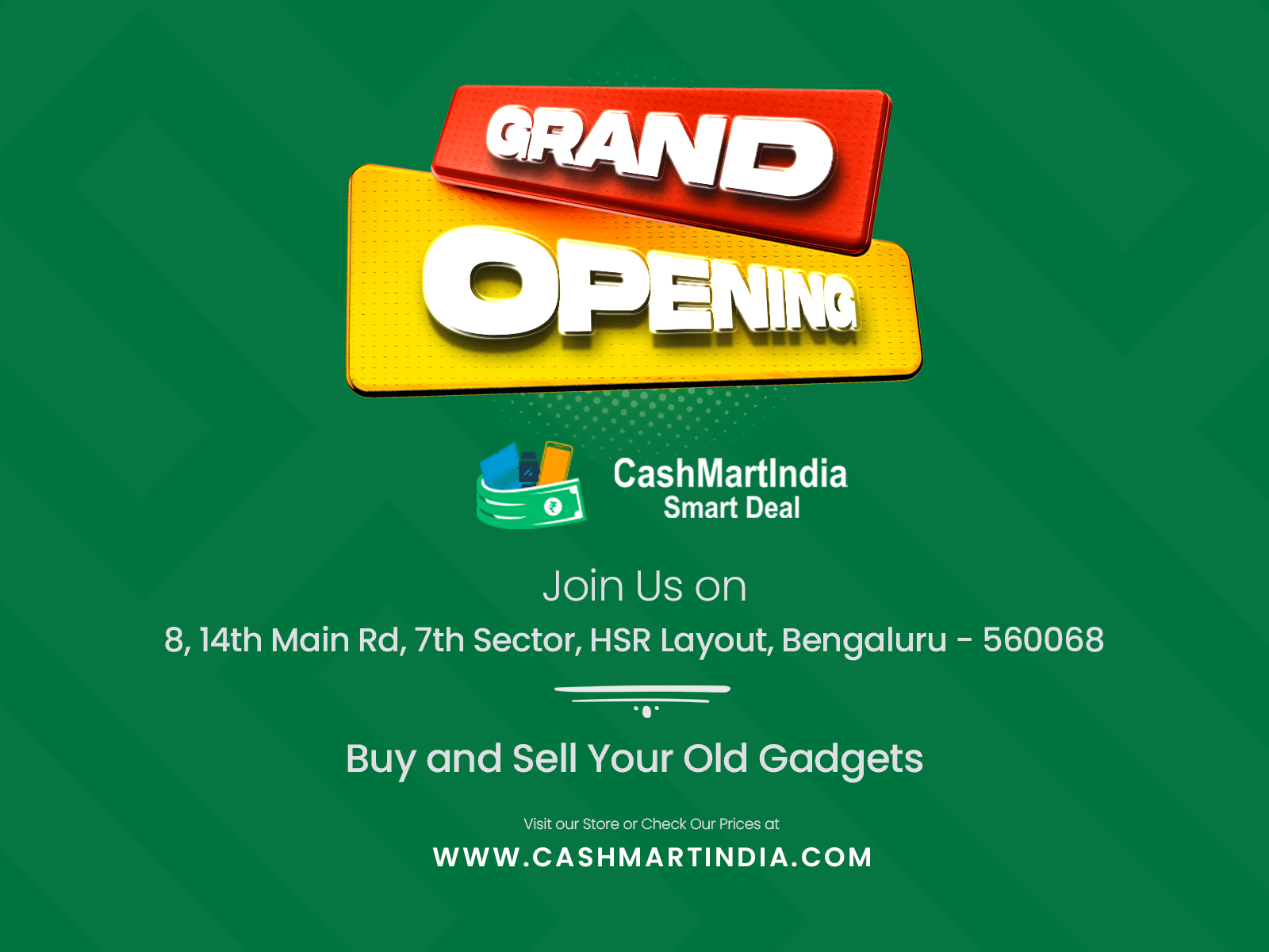 CashMartIndia Expands Access with First Retail Store in HSR Layout, Bengaluru