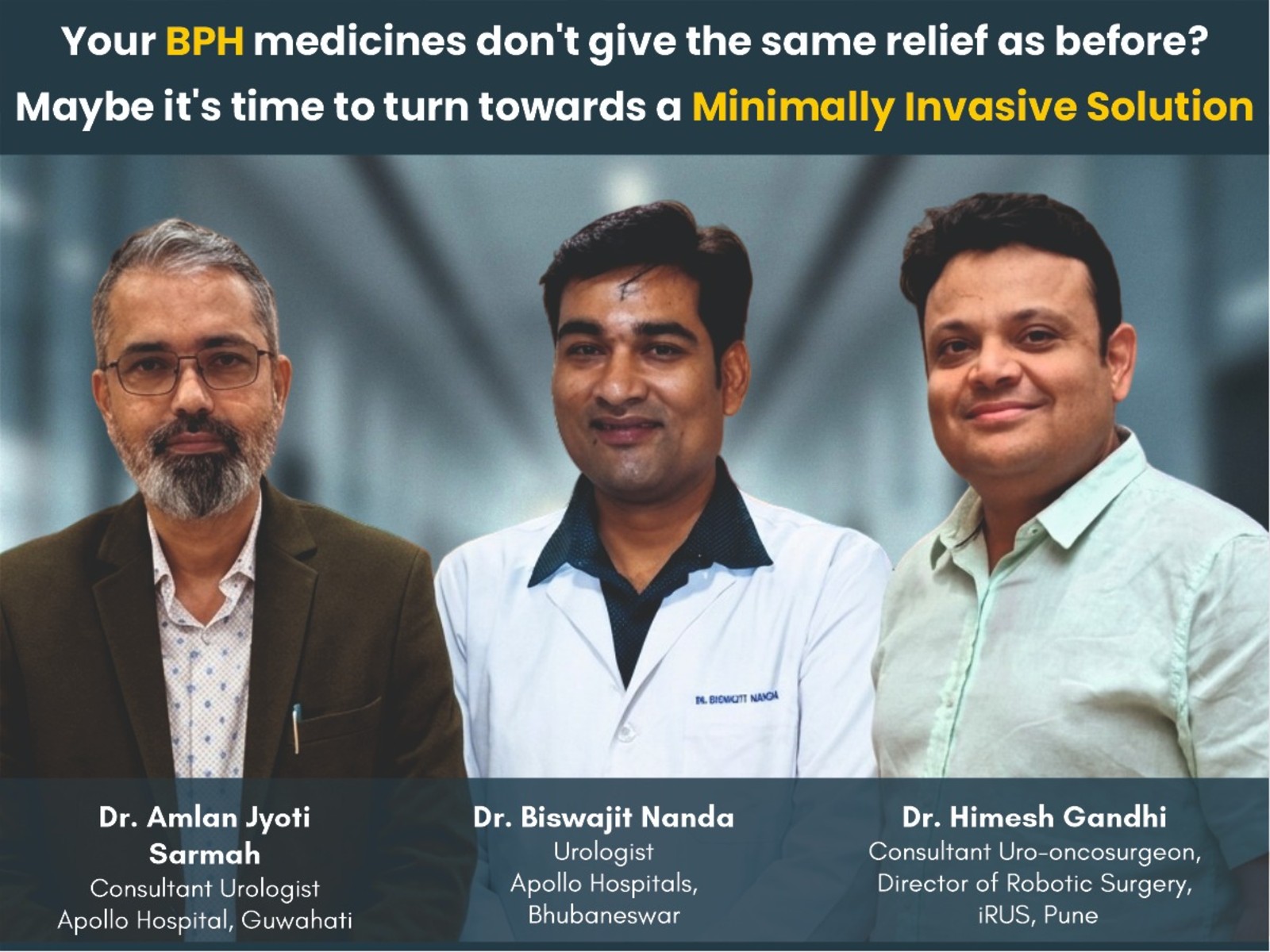 Not getting relief from BPH meds? Consider a minimally invasive fix today now!!!