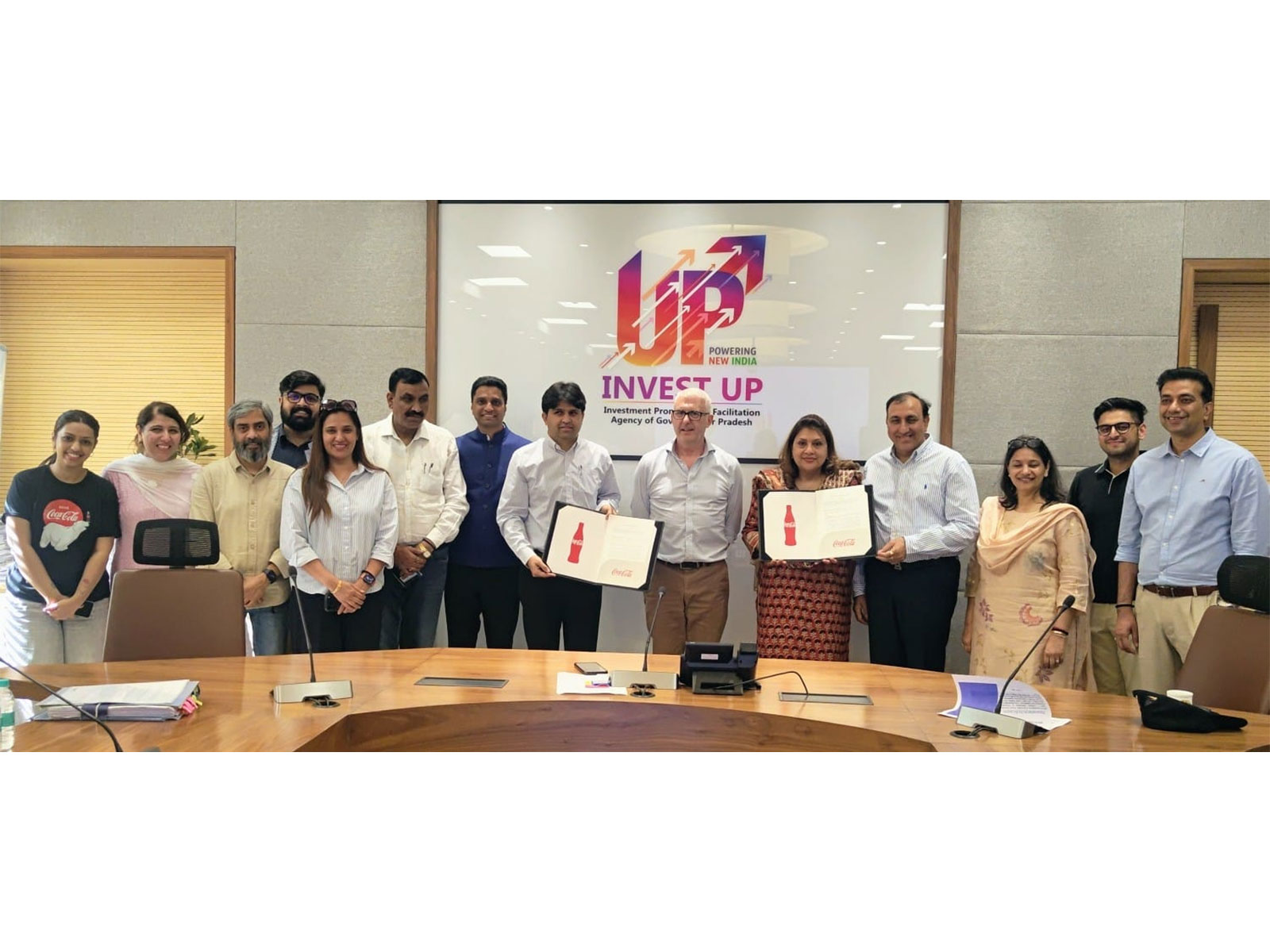 Invest UP and Coca-Cola sign MOU to advance community initiatives