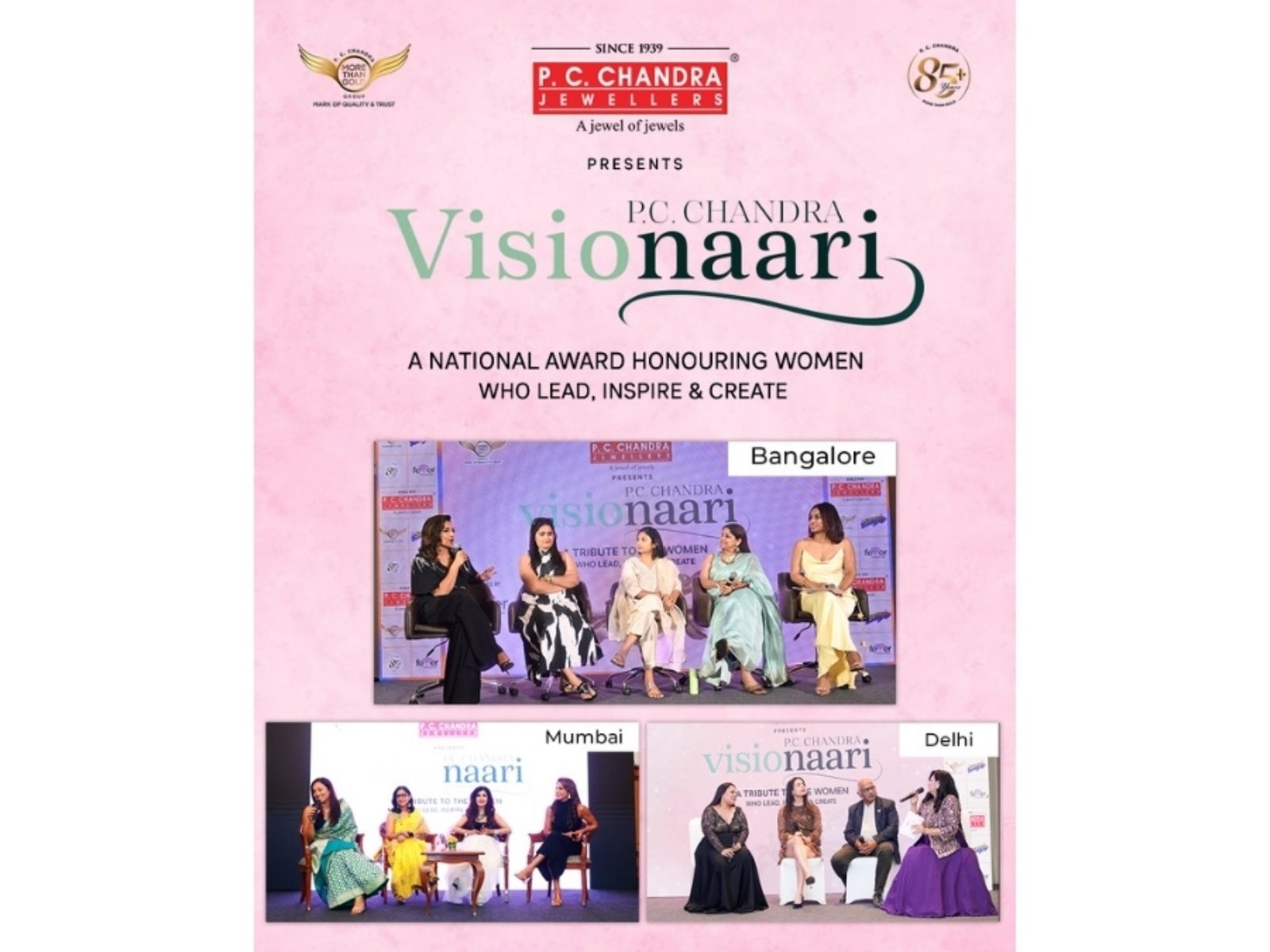 P.C. Chandra Jewellers presents Visionaari Awards, a tribute to the women who lead, inspire and create