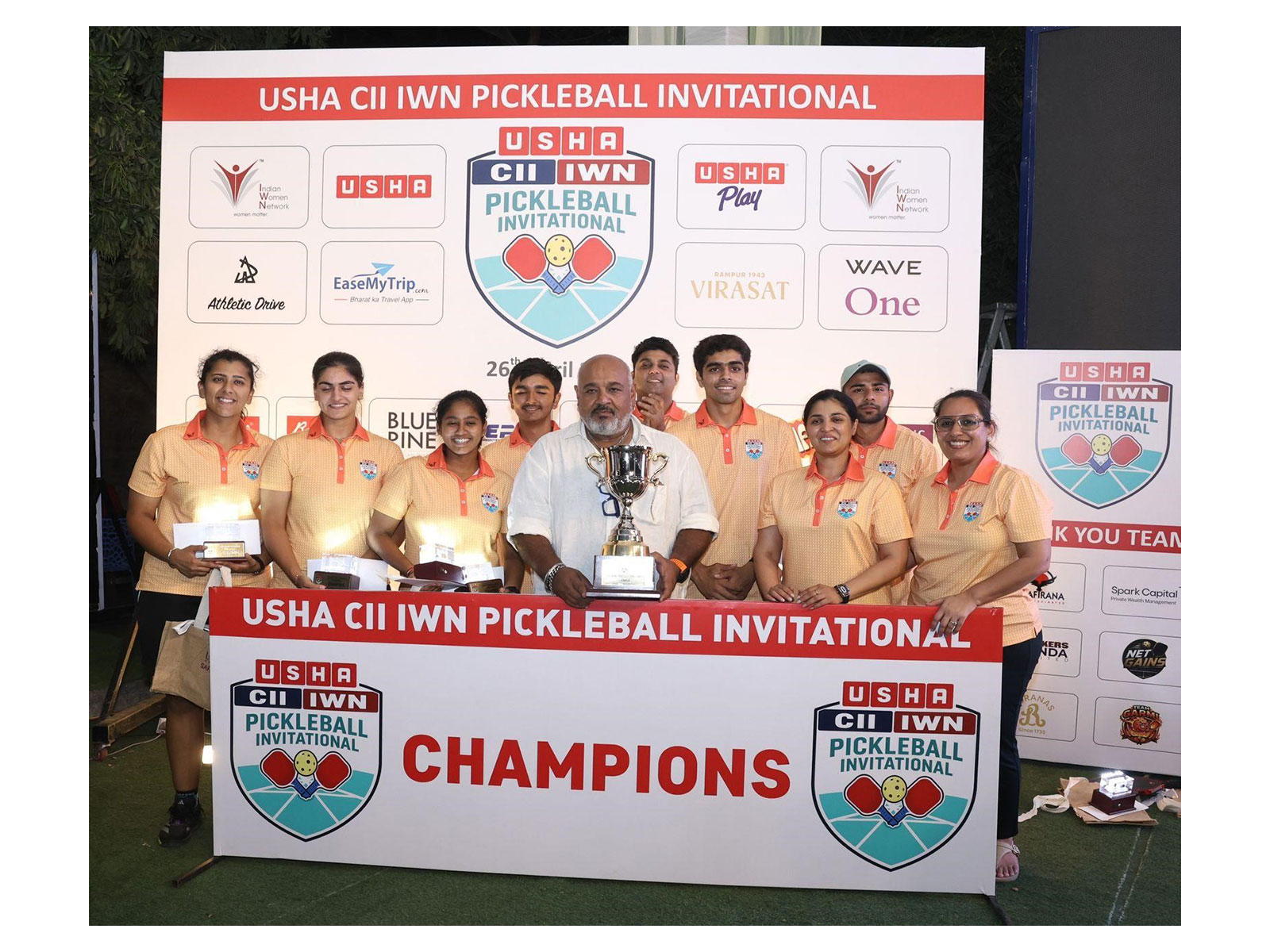 The Winning Team, Dinkers Minda United with the USHA CII IWN Trophy
