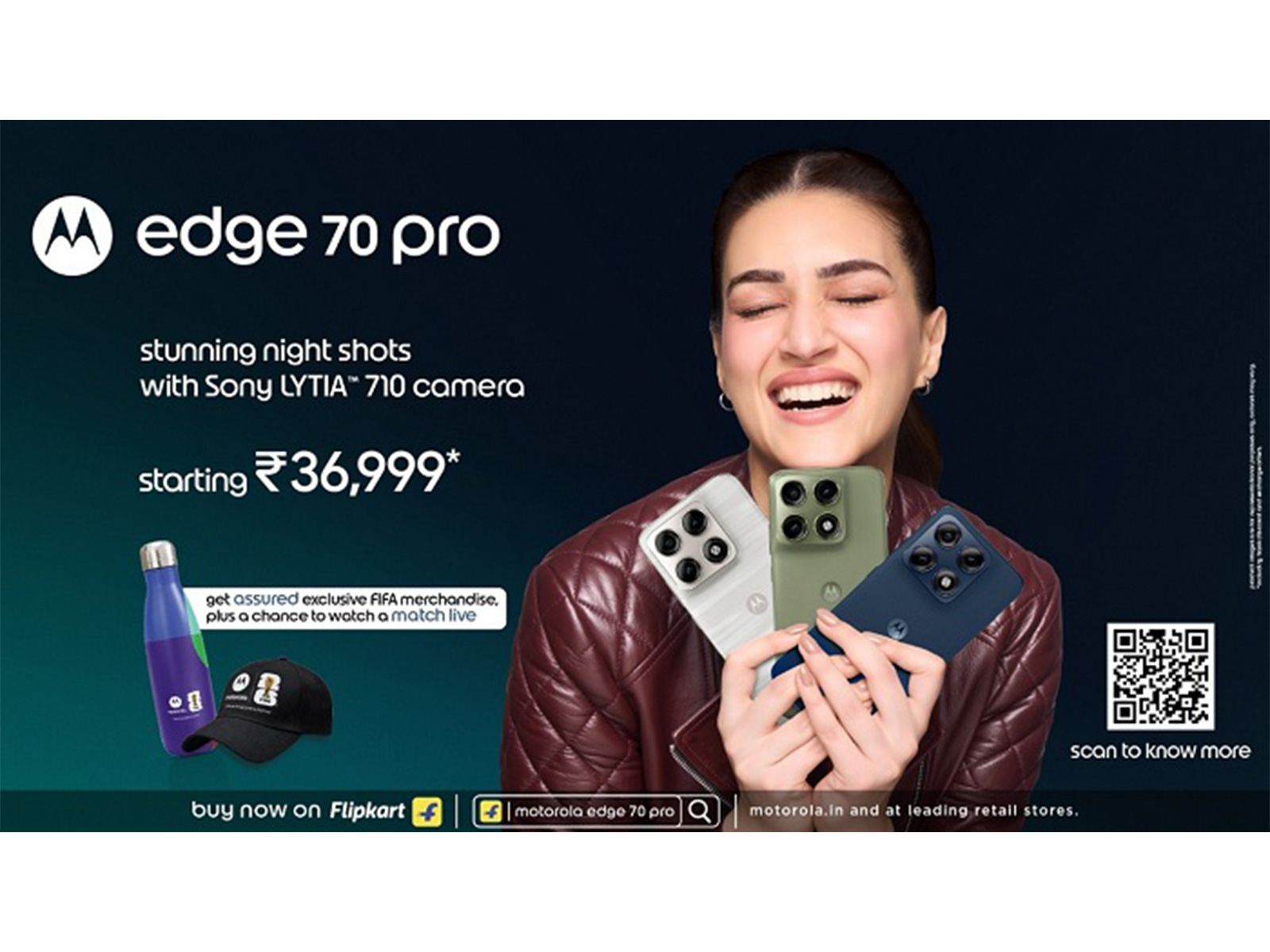 motorola edge 70 pro goes on sale at Rs 36,999*