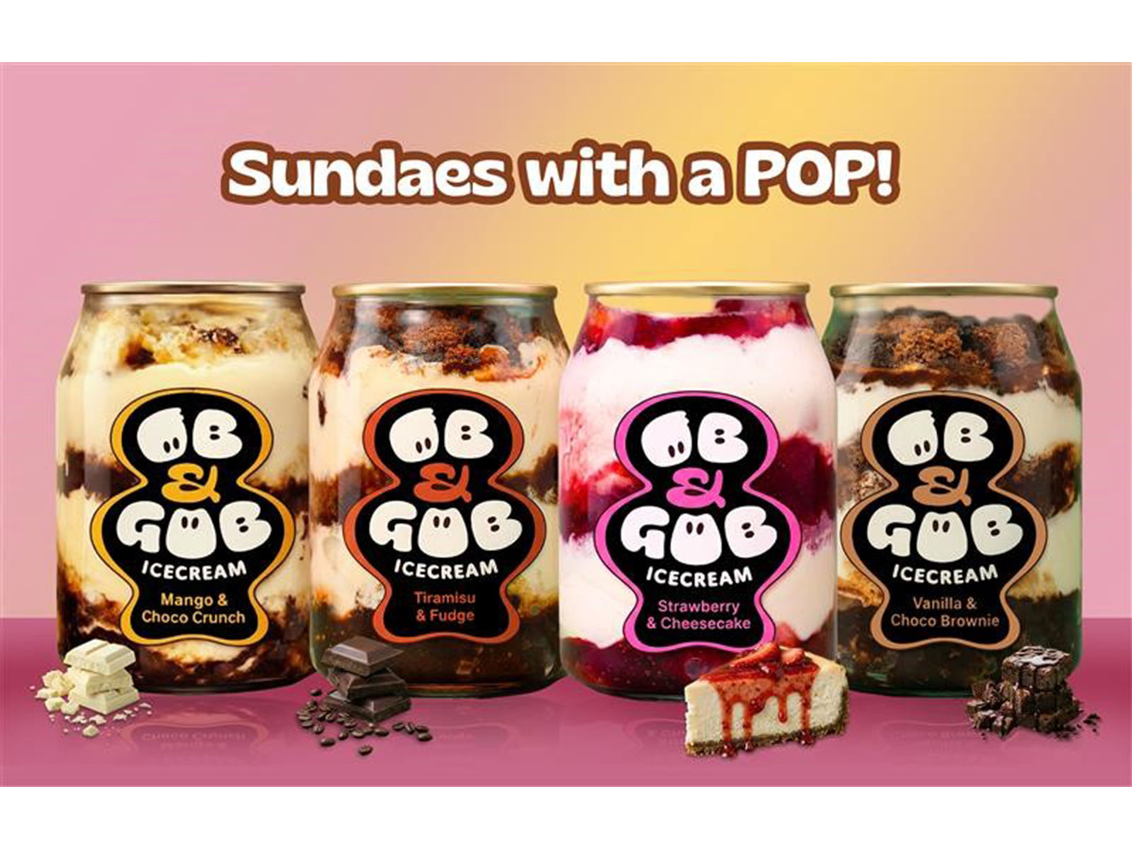 Ob & Gob Ice Cream: Dairy Day Launches QCom-First Ice Cream Brand to Redefine At-Home Sundae Indulgence