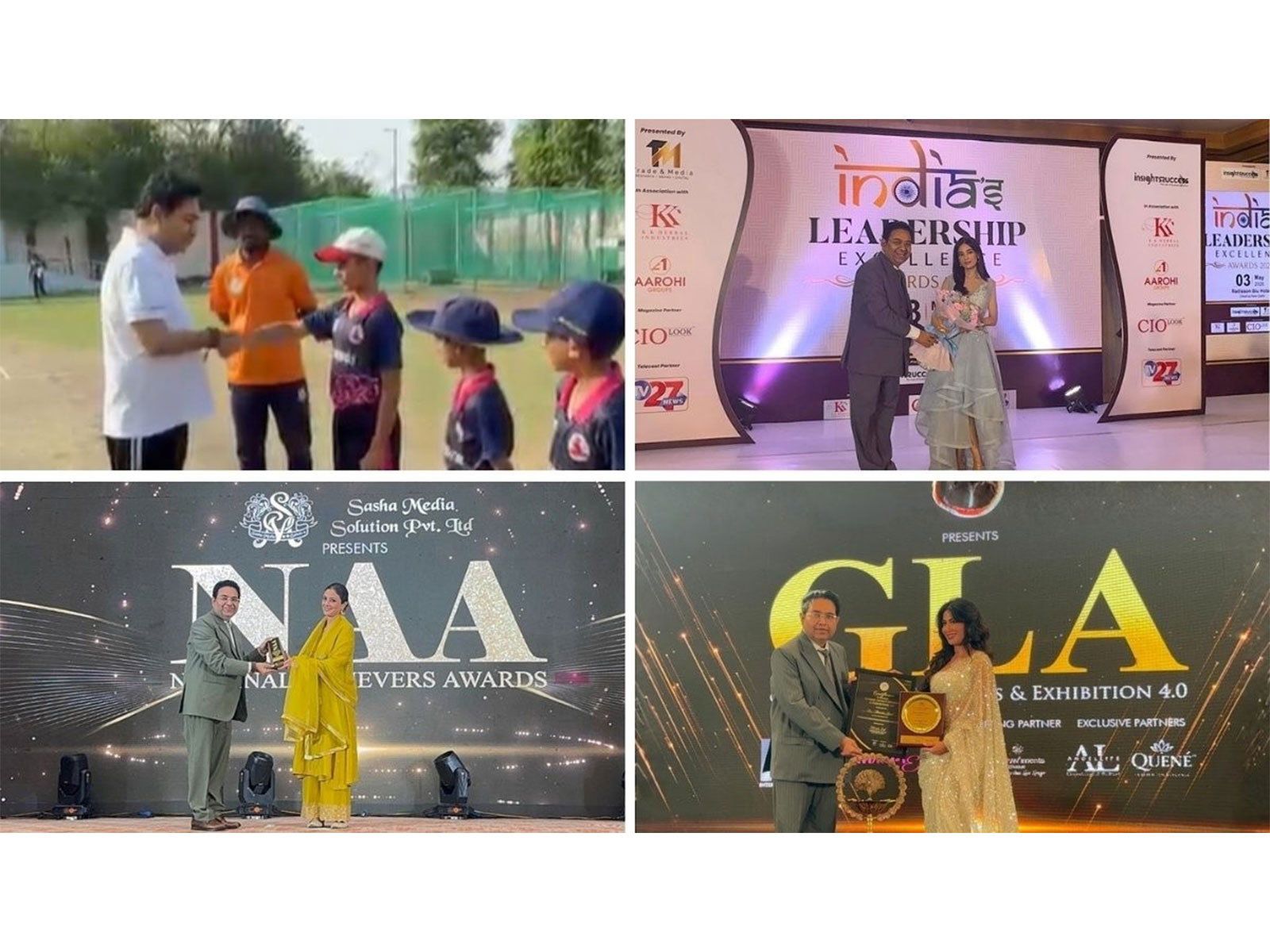 Four Major Honors in a Single Day: Dr. Basant Goel's Remarkable Presence from Successful MINI IPL 2026 to Leadership Excellence, Global Legacy & National Achievers Awards