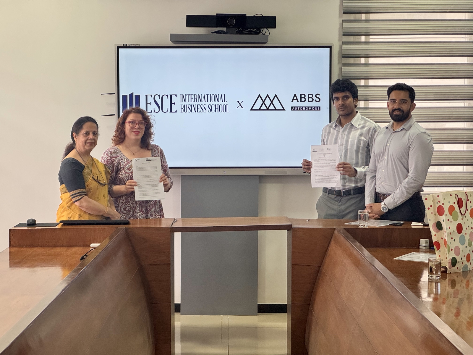 ABBS School of Management Signs Landmark Study Abroad Agreement with ESCE International Business School, Paris