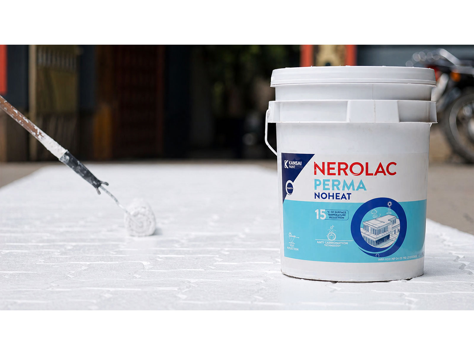 Kansai Nerolac cools down scorching temple pathways by up to 15°C with Perma NoHeat