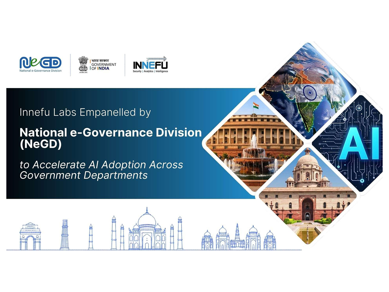 Innefu Labs Empanelled by National e-Governance Division (NeGD) to Accelerate AI Adoption Across Government Departments