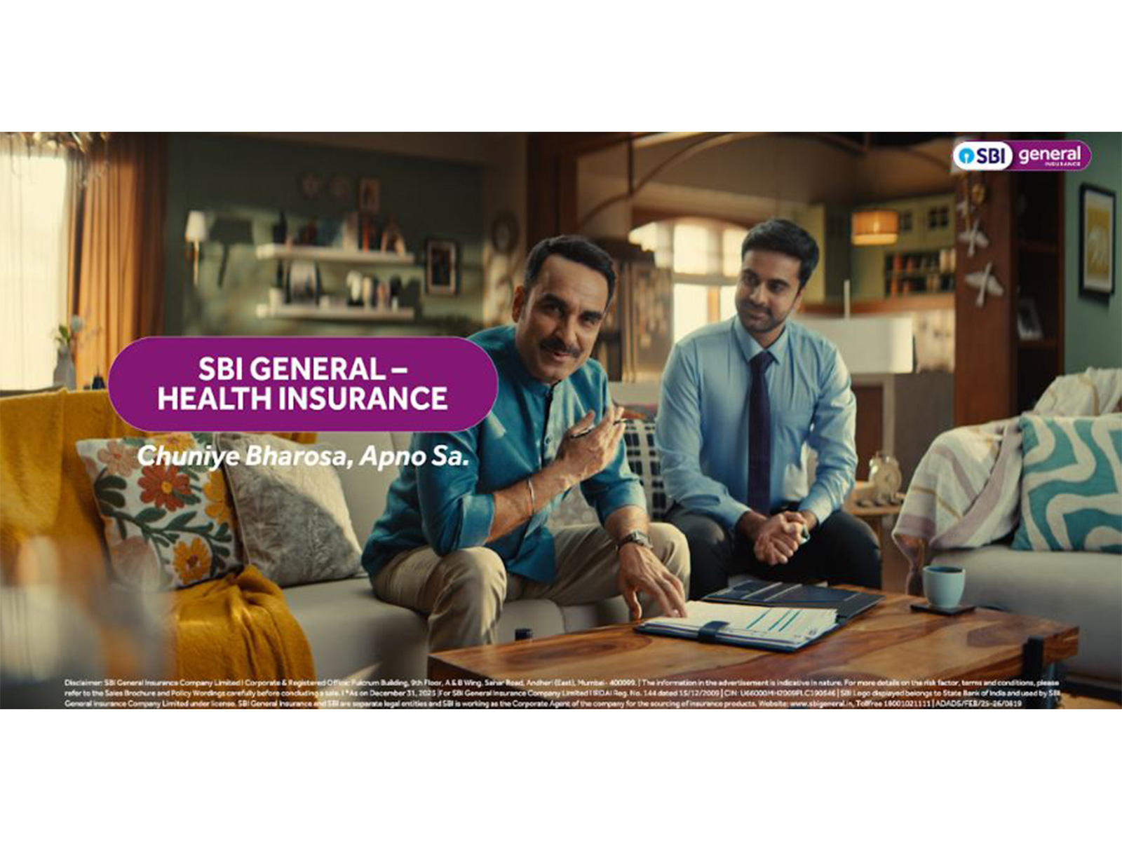 As part of its 'Chuniye Bharosa, Apno Sa' campaign, SBI General Insurance has launched a new film highlighting the importance of health cover for families