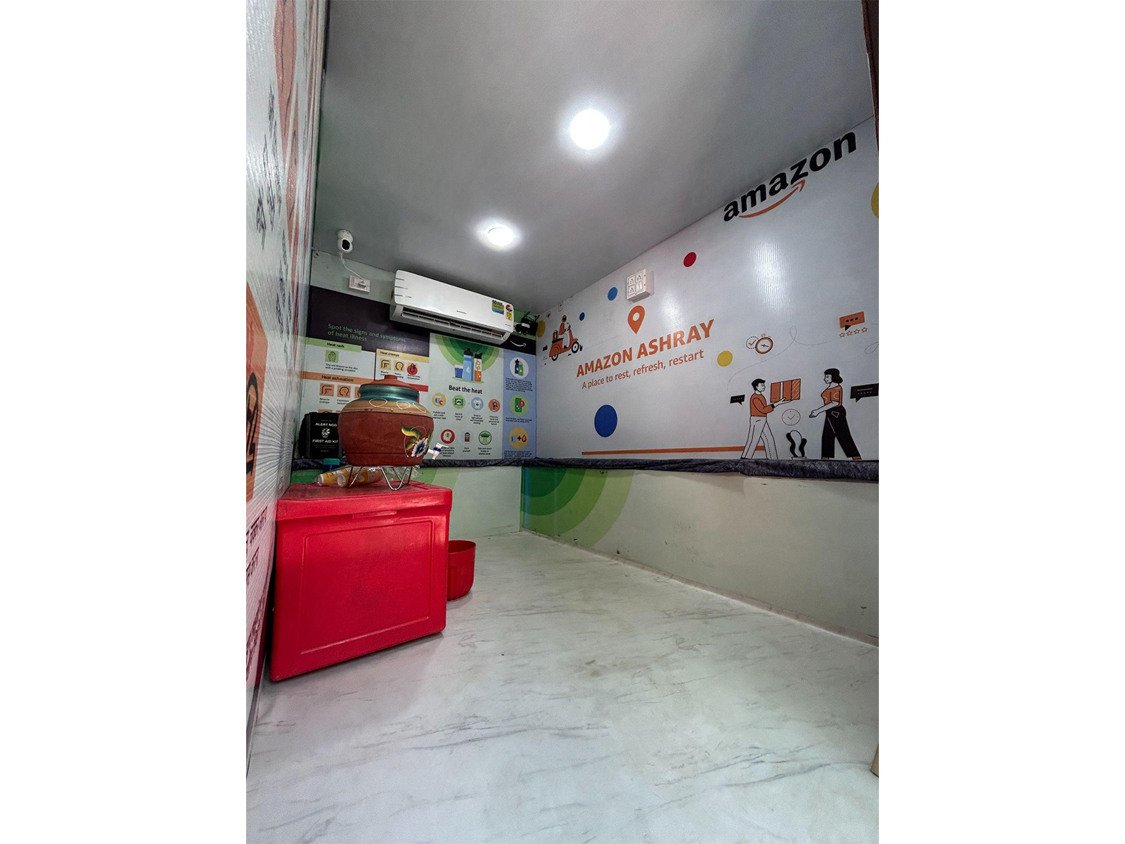 Amazon's "Ashray" Initiative Wins Praise from Gig Workers Across Delivery Platforms in Gurugram