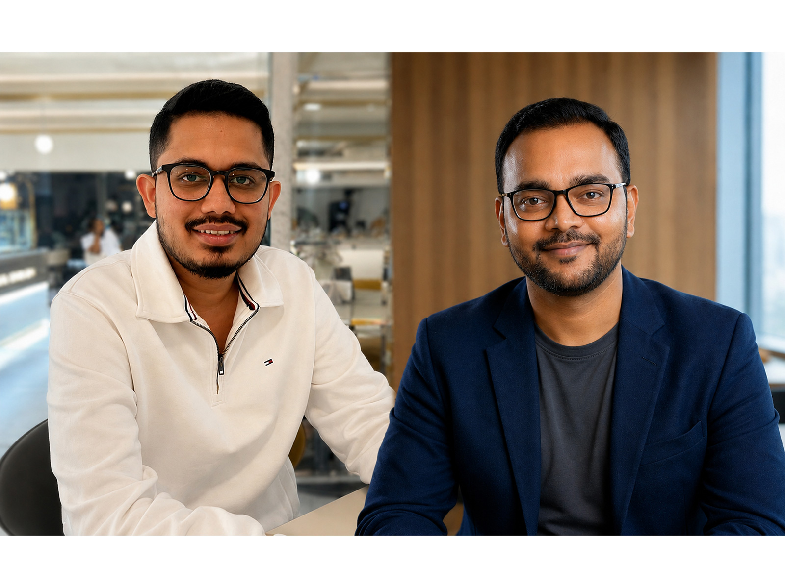 Mohammad Hasan, Co-Founder of Fleapo, with Shishir, newly appointed CEO, as the company scales its AI Product Factory vision globally