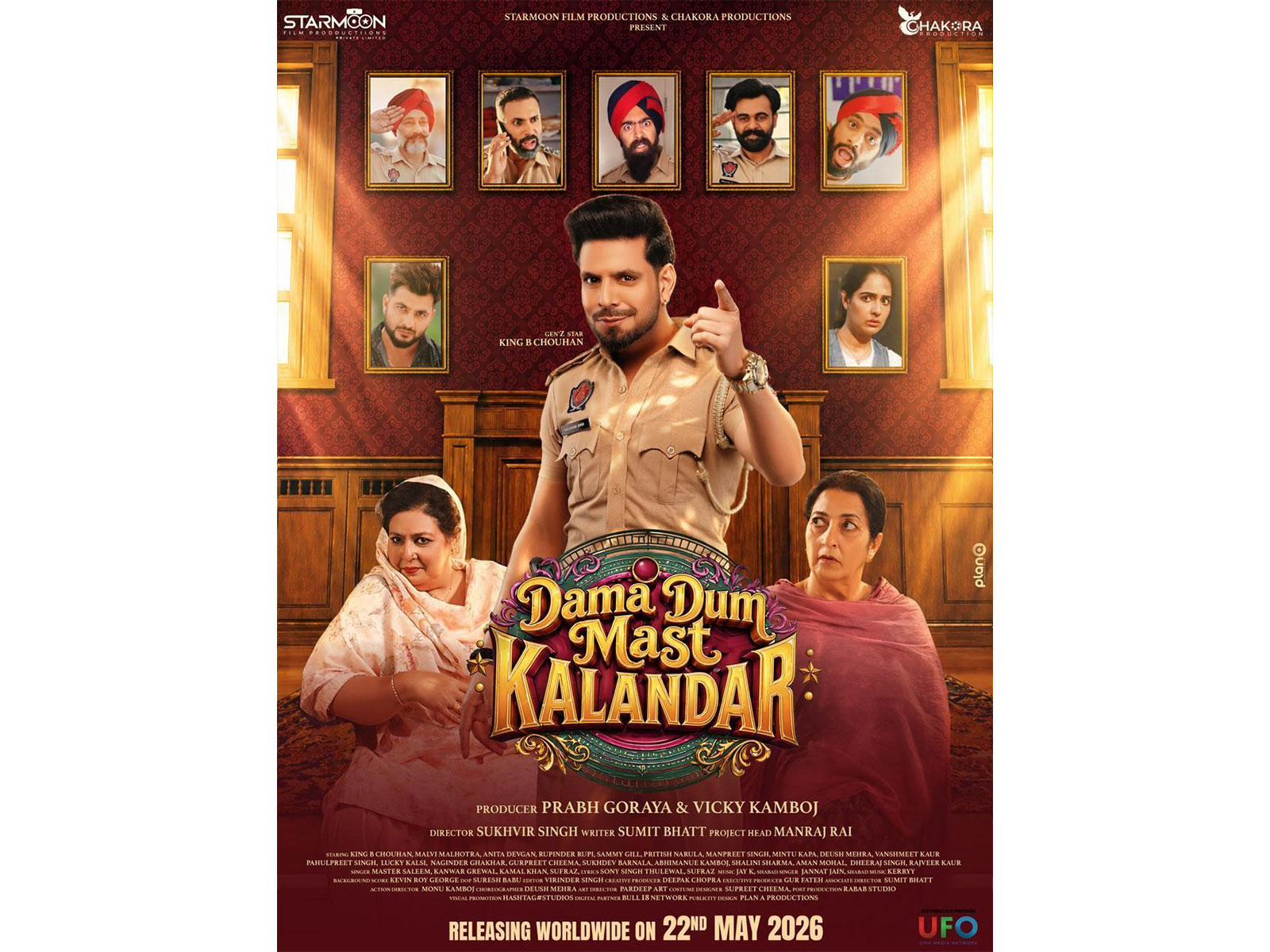 King B Chouhan, Malvi Malhotra's Punjabi Situational Comedy Dama Dum Mast Kalandar Trailer Unveiled; Film To Release On May 22