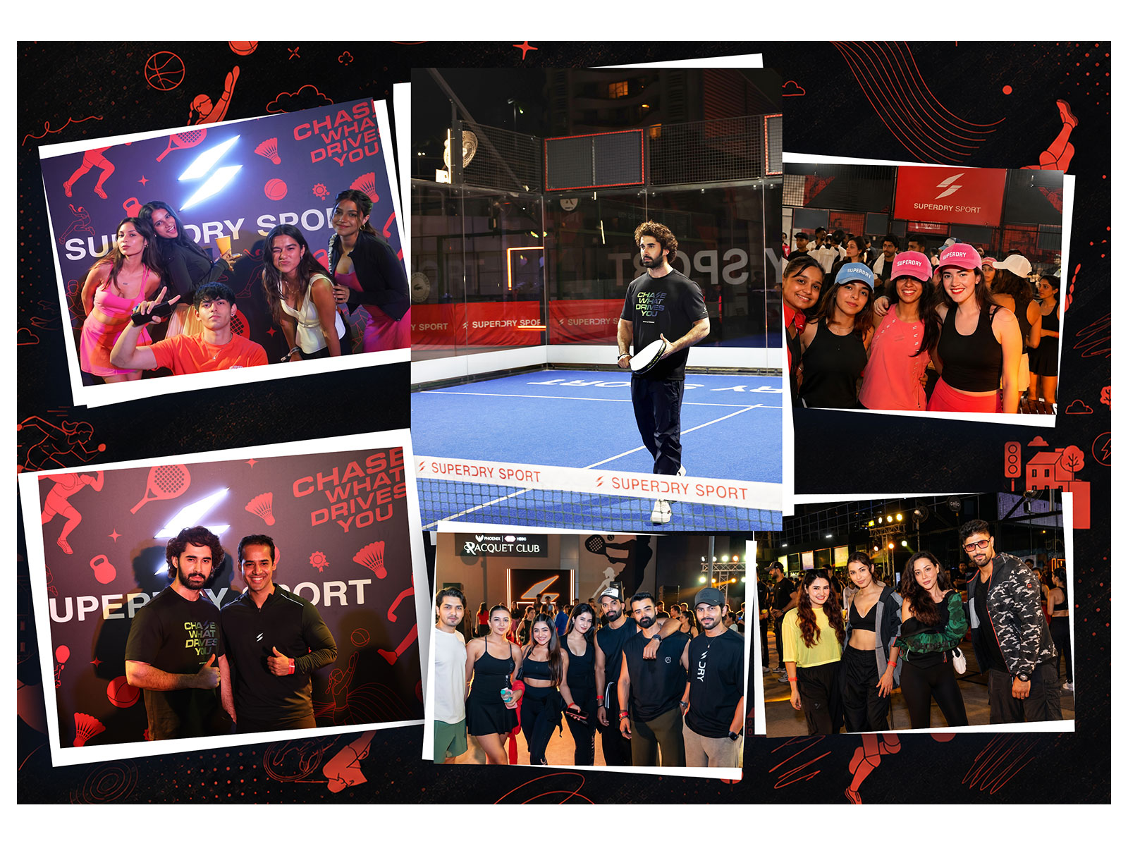 Superdry Sport Takes the Court at Sip & Serve -- A Padel Evening with Brand Ambassador Lakshya