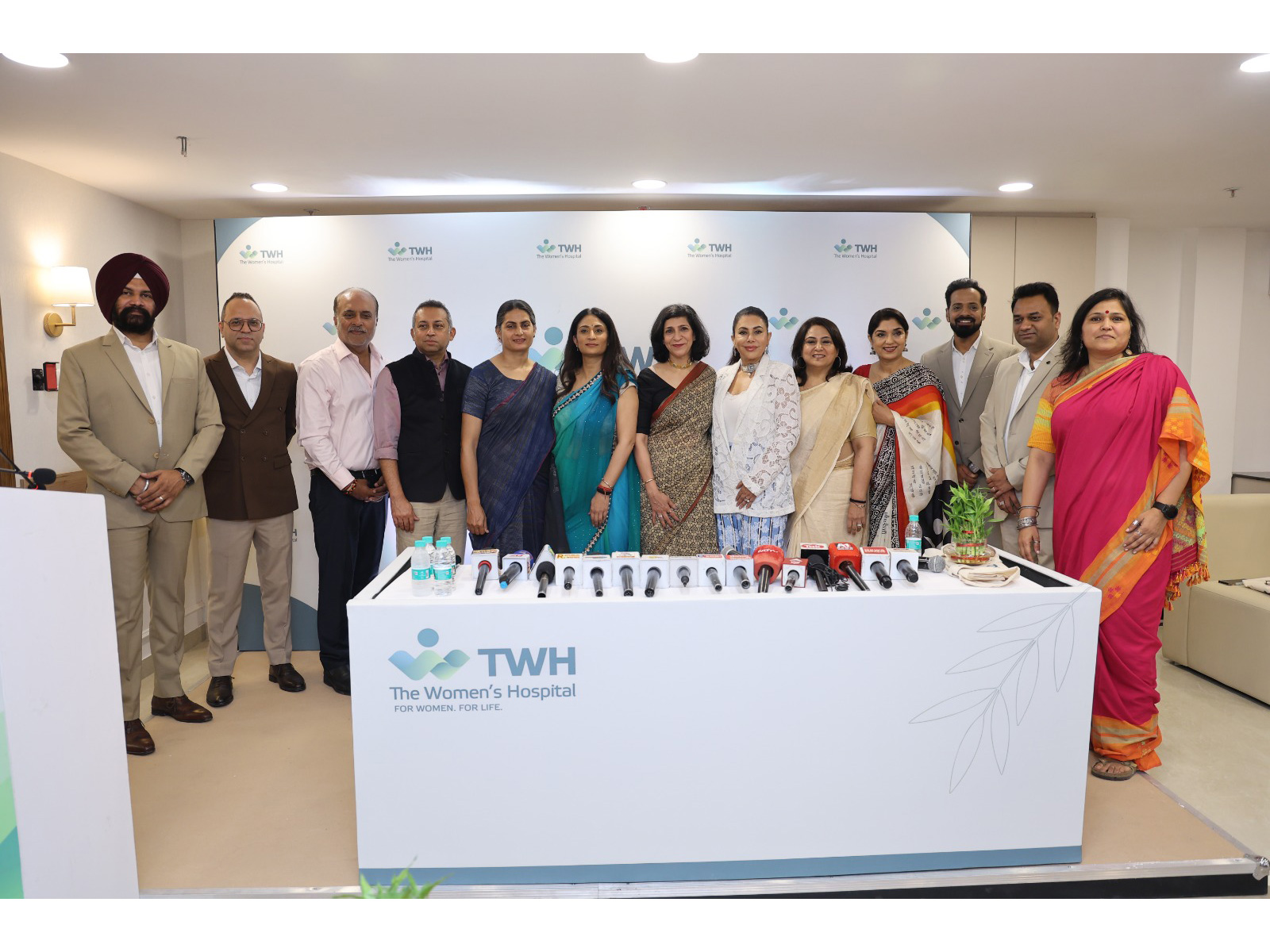Key dignitaries at the launch of The Women's Hospital (TWH) in Nehru Enclave, New Delhi