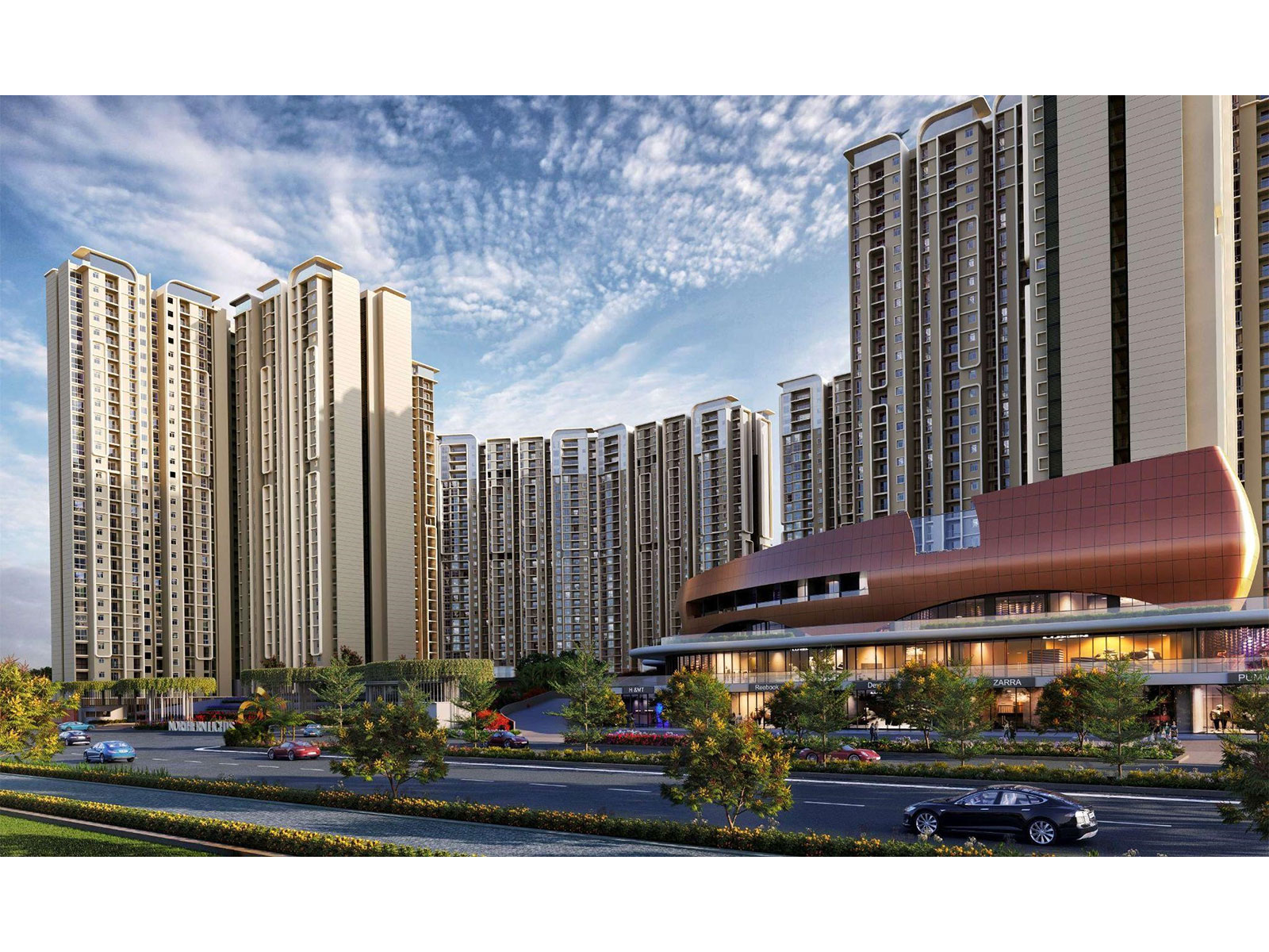 Artistic impression of Purva Northern Lights, Bengaluru