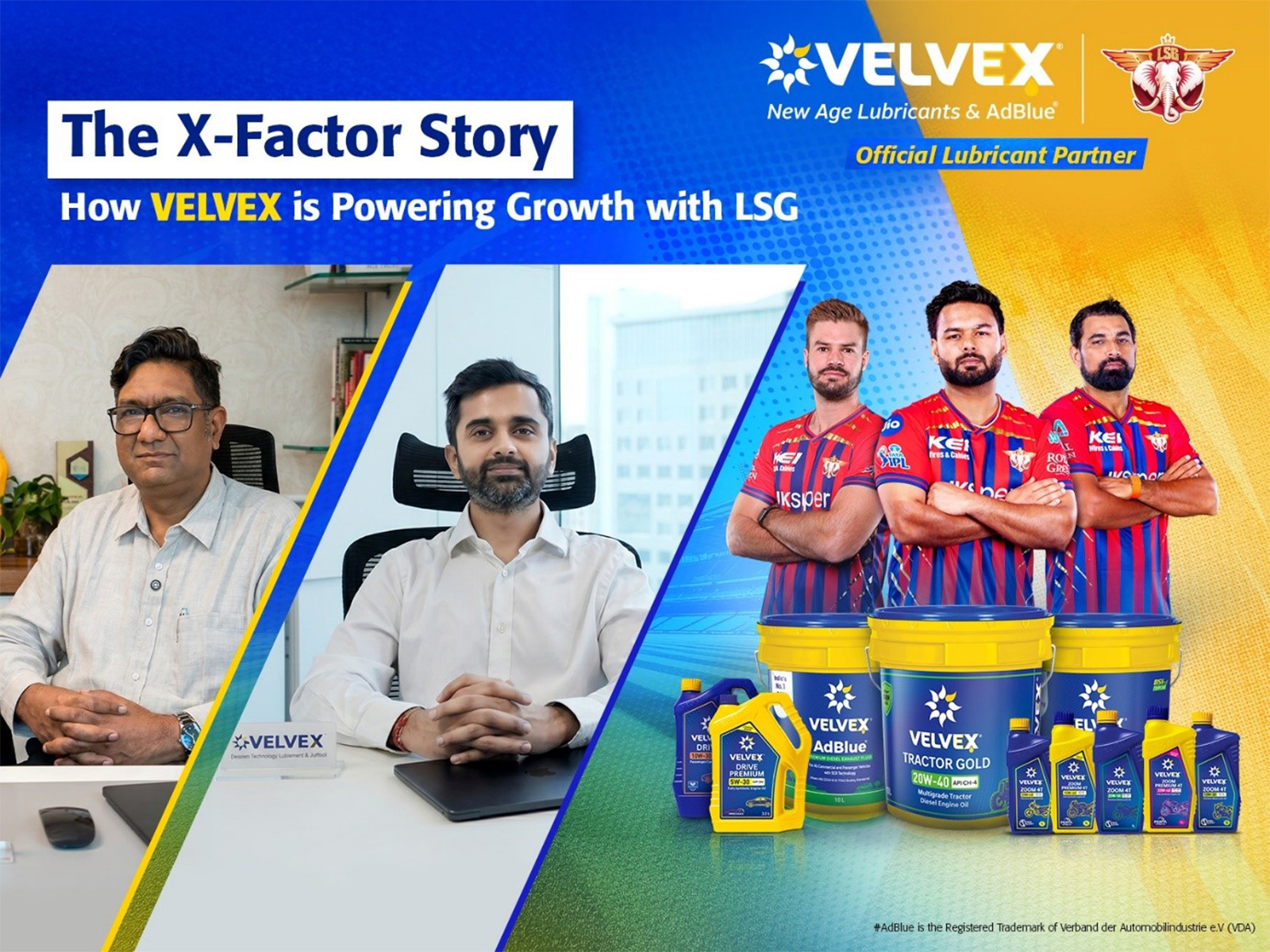 VELVEX and Lucknow Super Giants Partnership Drives More Than Just Visibility