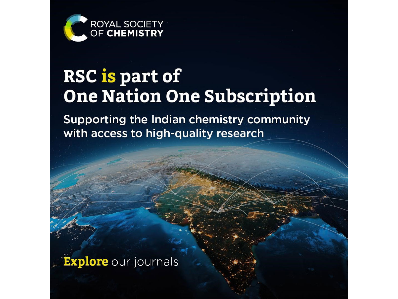 Royal Society of Chemistry joins Government of India's One Nation One Subscription