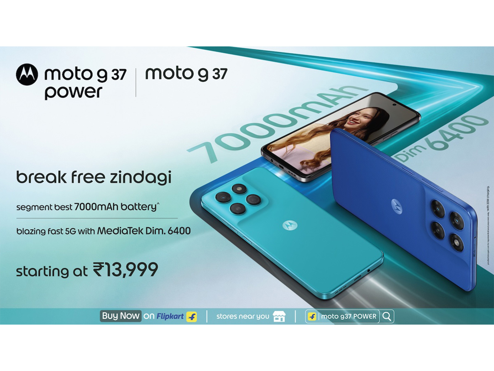 Moto g37 and moto buds 2 goes on sale at Rs. 13,999 and Rs. 2,799