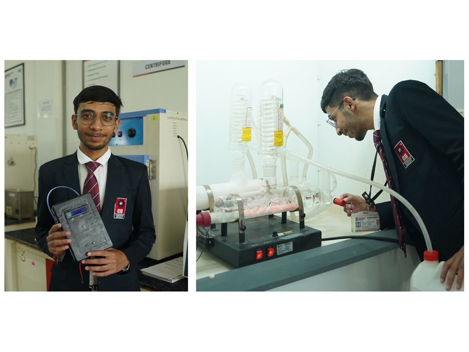 Bhuwan Dawar: One of the research students who developed this smart pyranometer system at Chandigarh University