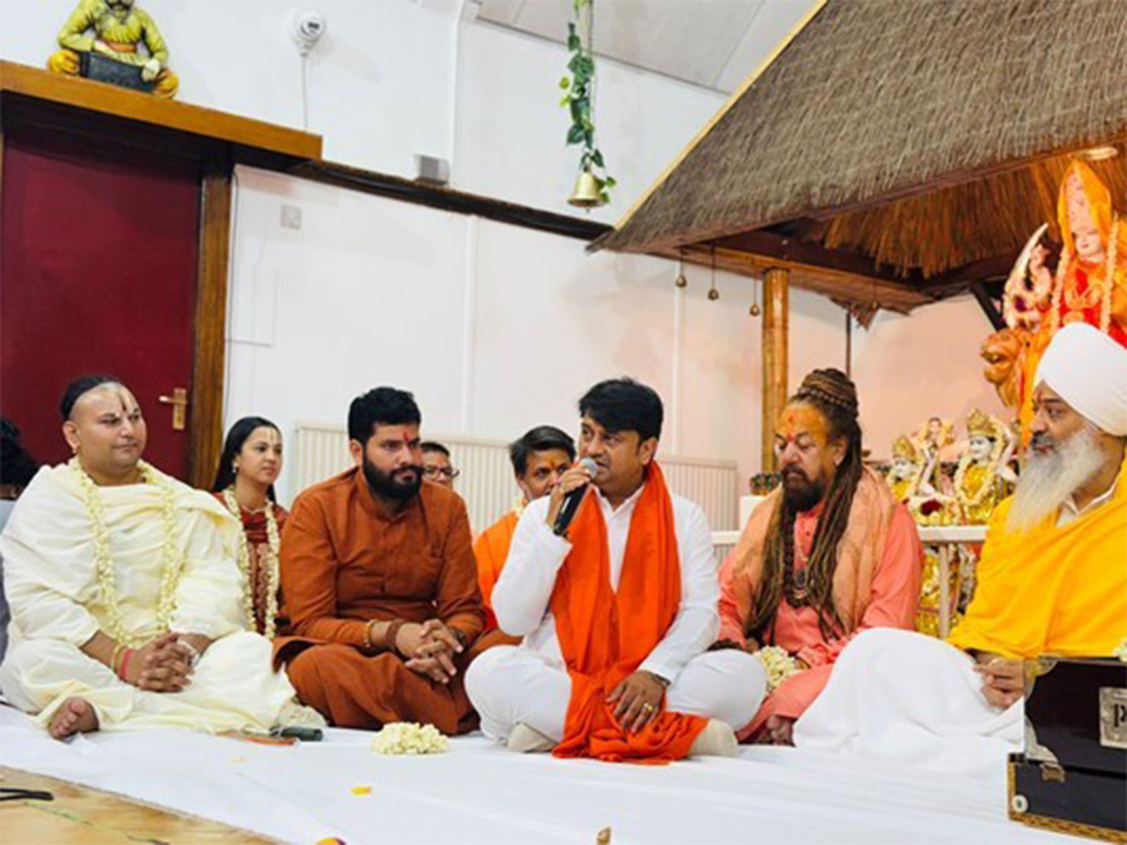 Saints, Spirituality and Sanatan Unity Shine at Grand Bhajan Jamming at Siddhashram Dham, Harrow, London