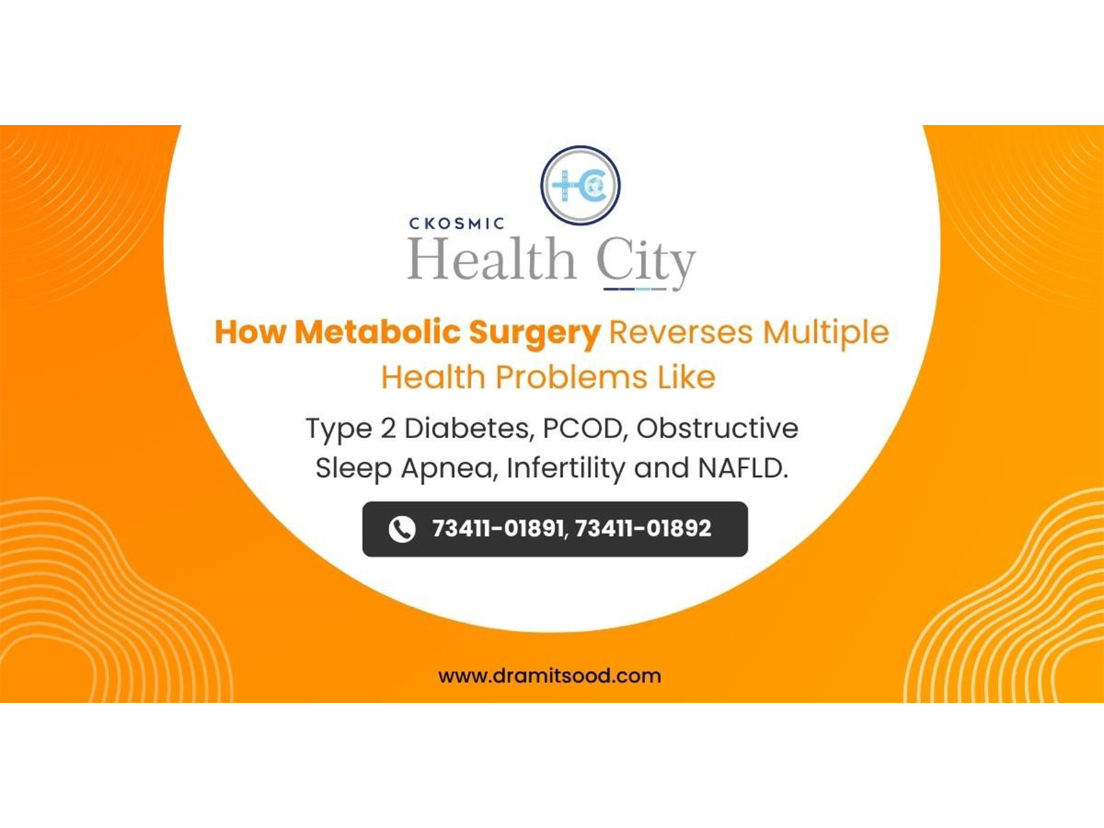 How Metabolic Surgery Reverses Multiple Health Problems Like Type 2 diabetes, PCOD, obstructive sleep apnea, infertility and NAFLD