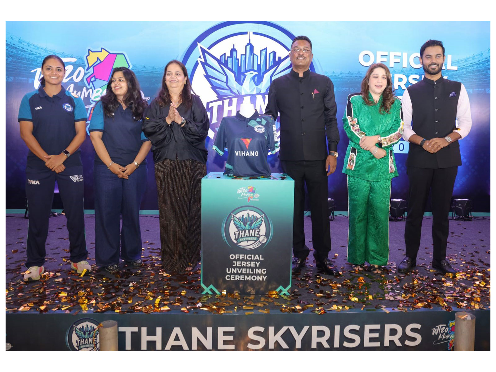 WT20 Women's League: Thane Skyrisers Jersey Unveiled by Maharashtra Transport Minister Pratap Sarnaik