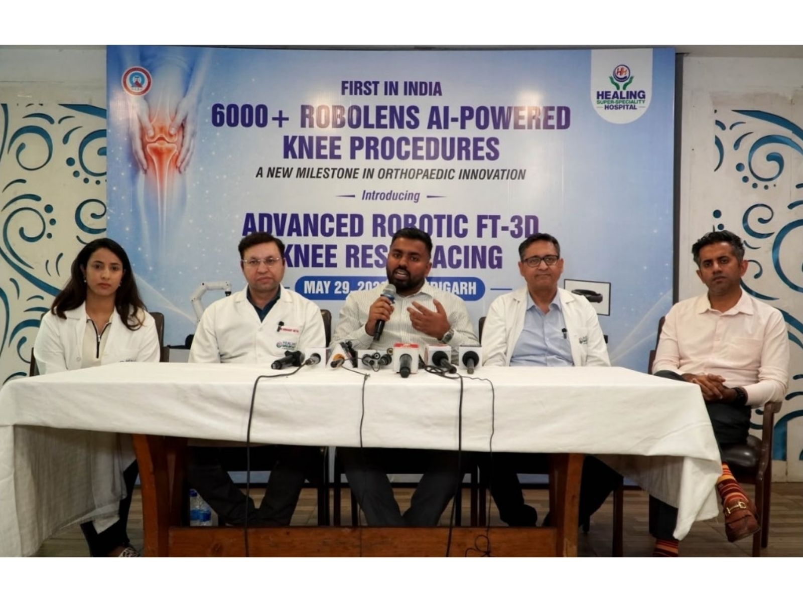 Healing Hospital crosses over 6,000 AI-based RoboLens knee procedures, launches advanced robotic FT-3D programme