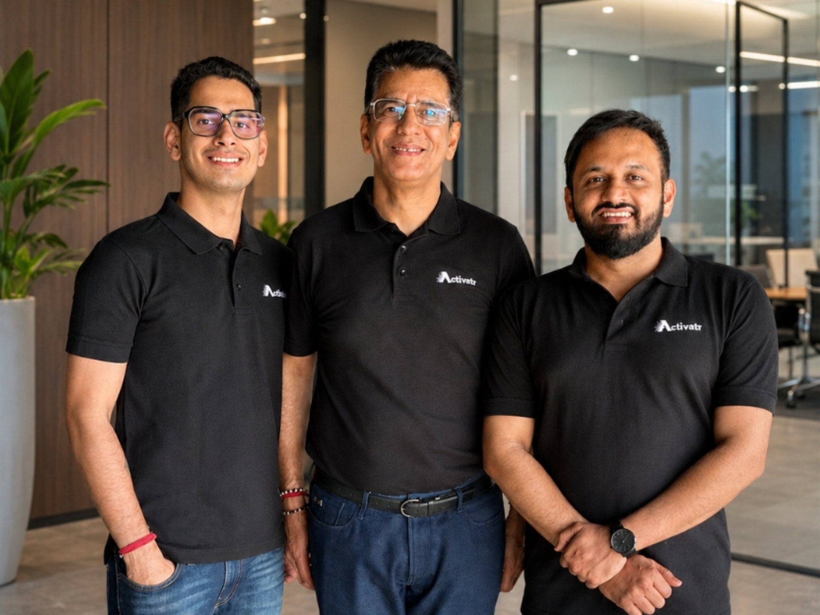 Left corner is Pranay Gupta and center one is Mahimm Gupta, and right is Prashant Janadri