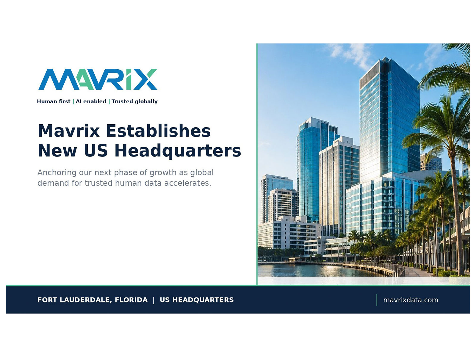 Mavrix Establishes New US Headquarters