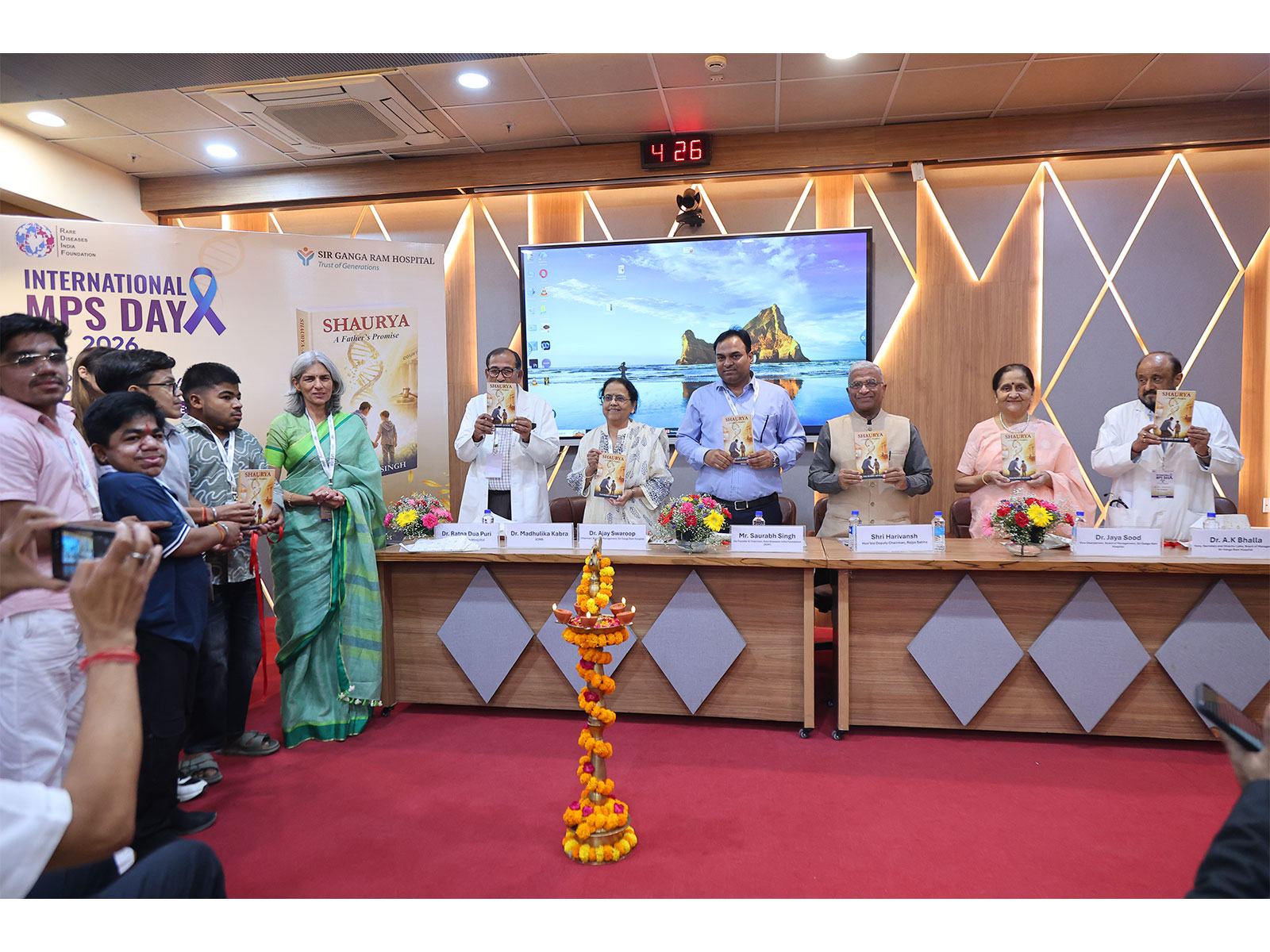 "SHAURYA: A Father's Promise" Released by Harivansh, Deputy Chairman, Rajya Sabha, on International MPS Awareness Day 2026