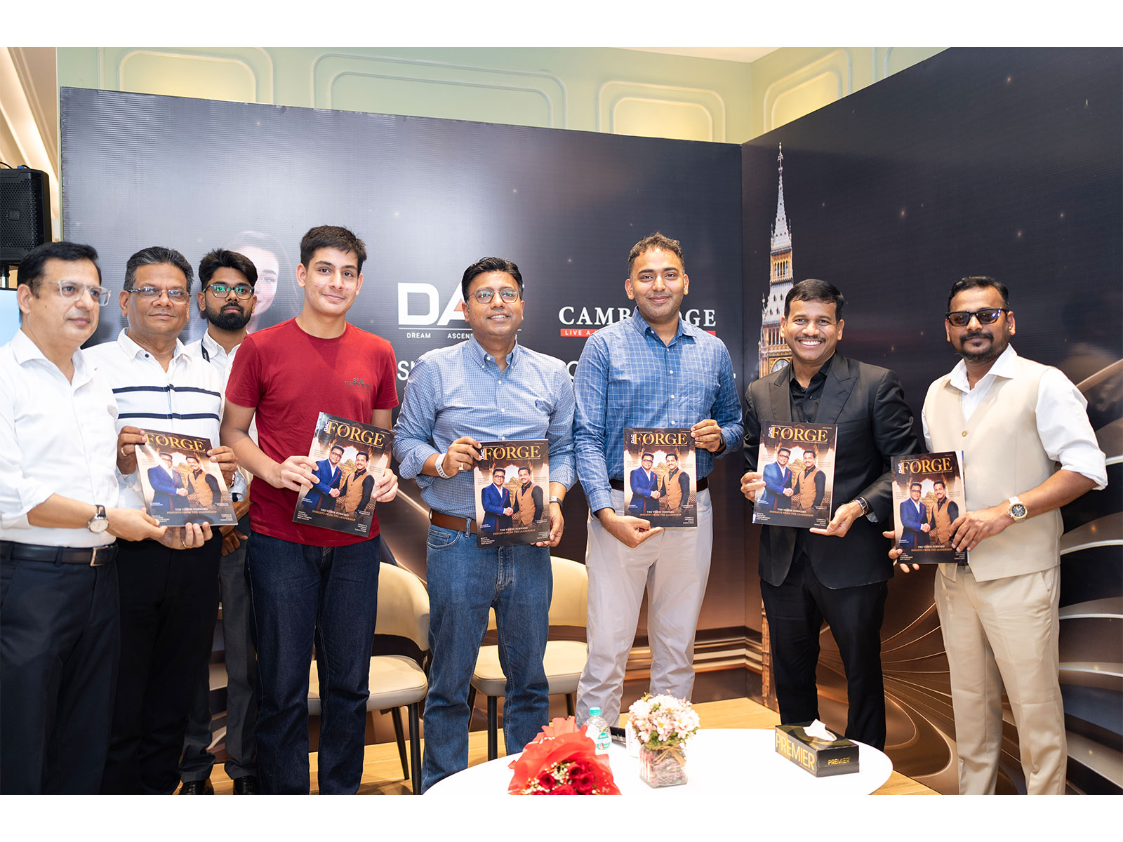 Vikas Sharma VIIN Ventures, Gautam C. Lodha Strata, Anubhav Tripathi, Gaurav Kumar & Adithya Murali Yubi Markets, Sathishkumar and Balamurugan DAC Developers, with Srijan Sharma