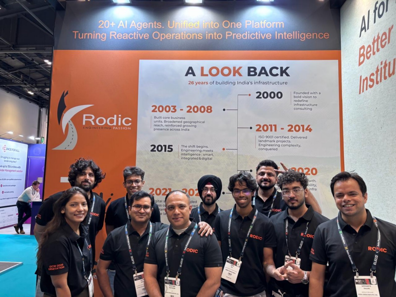 Rodic Consultant Team at Digital Construction Week London 2026