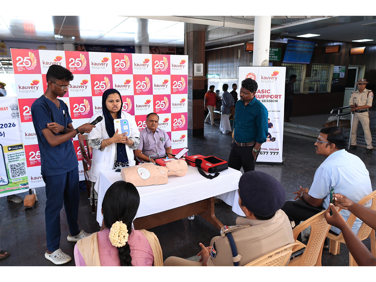 Basic Life Support and Automated External Defibrillator (AED) awareness and training program