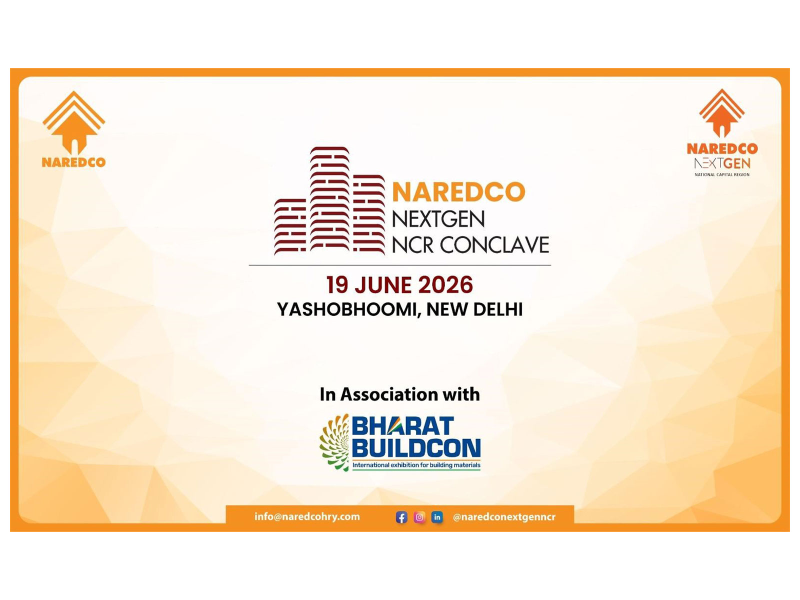 Newly formed NAREDCO NextGen NCR chapter to spotlight urban infrastructure, sustainability and technology as key drivers of NCR's next growth phase