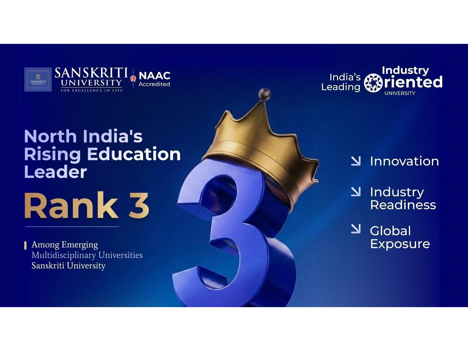 From Mathura to the National Spotlight, Sanskriti University Is Rewriting North India's Education Story