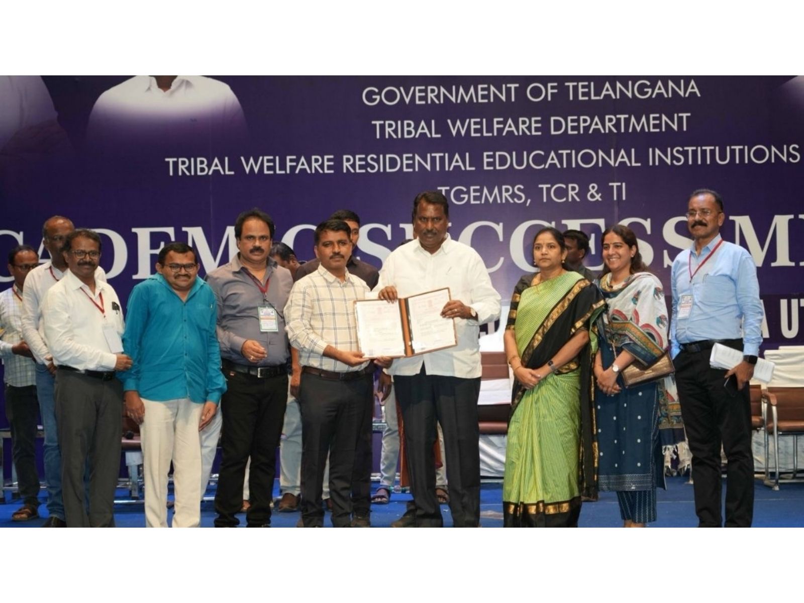 Three-year MoU signed at Academic Success Meet 2026, committing to quality education improvements across 91 residential schools benefiting 27,211 tribal students