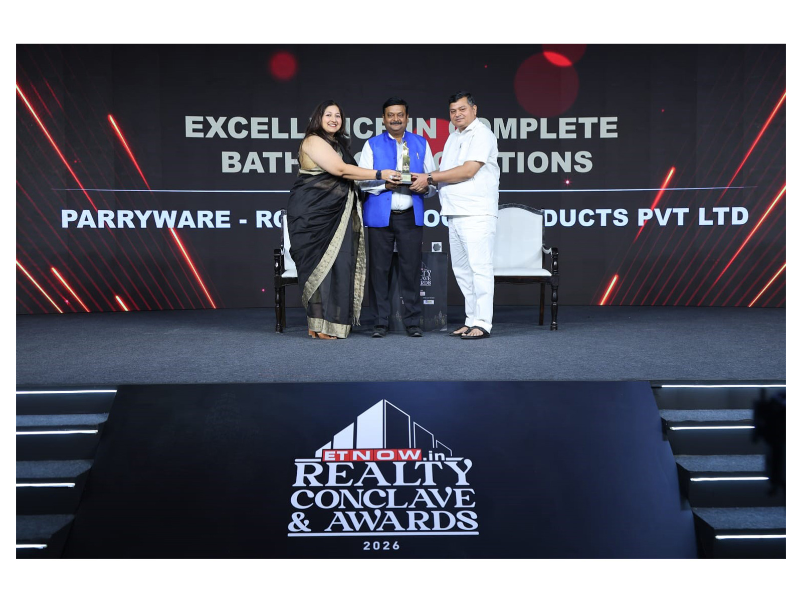 Parryware Bags 'Excellence in Complete Bathroom Solutions' Honor at ET Now Realty Conclave & Awards 2026