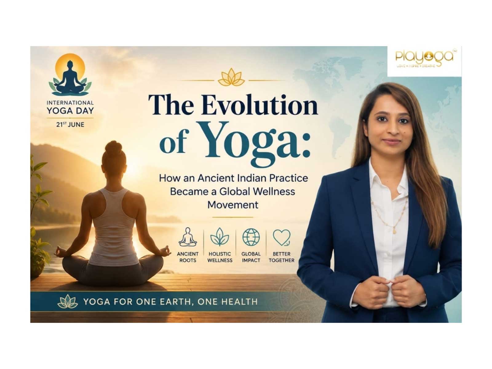 Playoga Founder Dr. Bhavika Chordia Traces Yoga's Rise as the World's Leading Wellness Movement