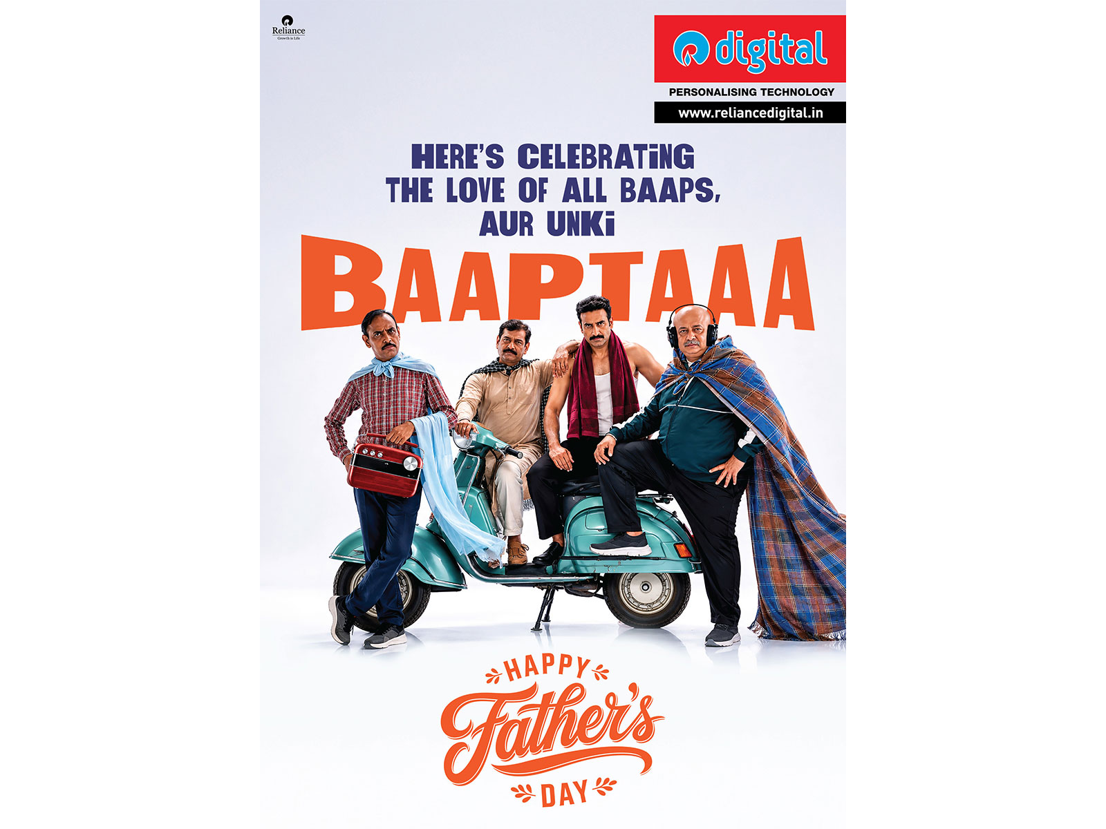 Reliance Digital Launches 'Baaptaa', a Father's Day Campaign Celebrating the Many Expressions of Fatherhood
