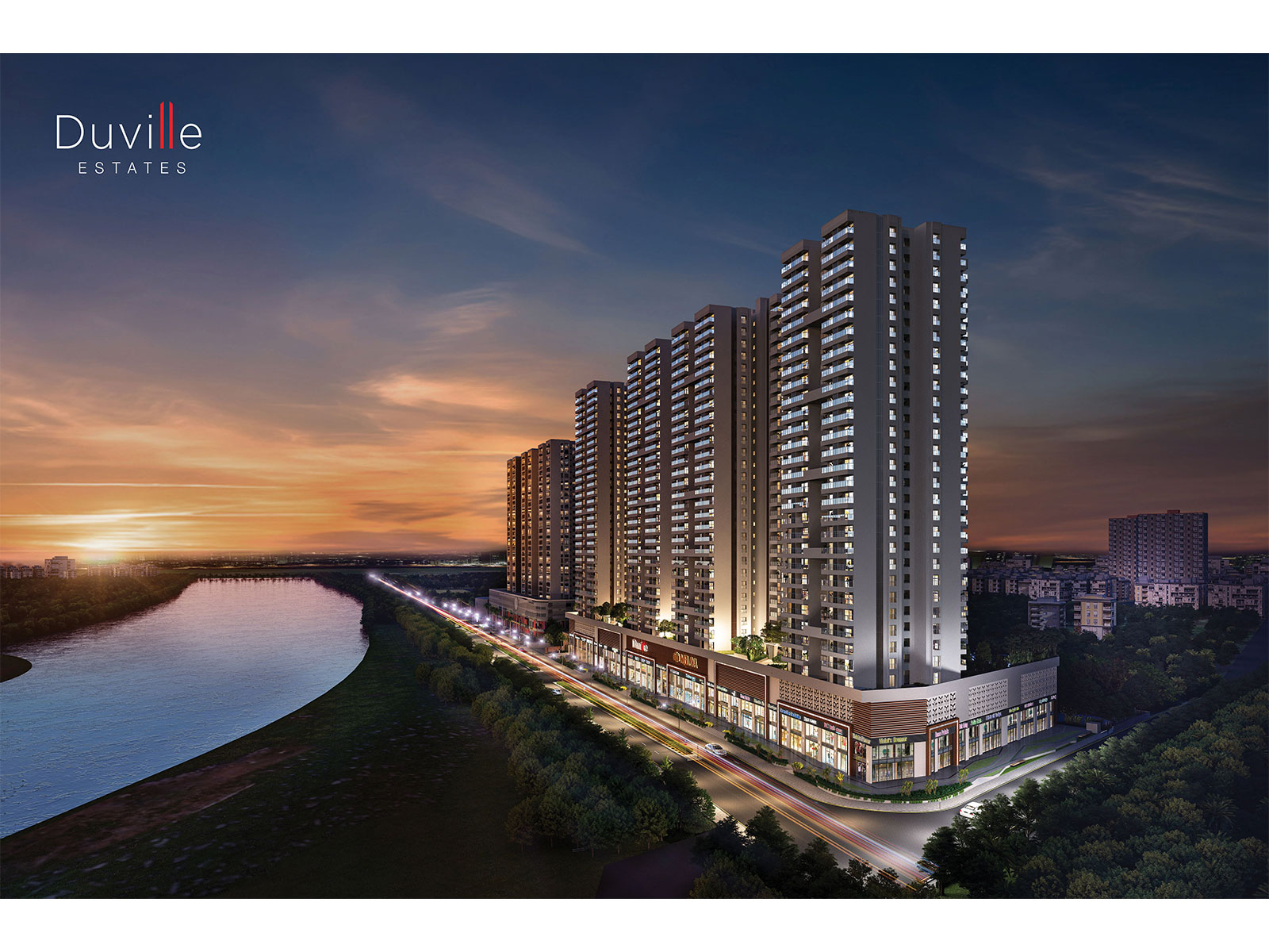 Duville Estates 31 acre microtownship in Kharadi, Pune