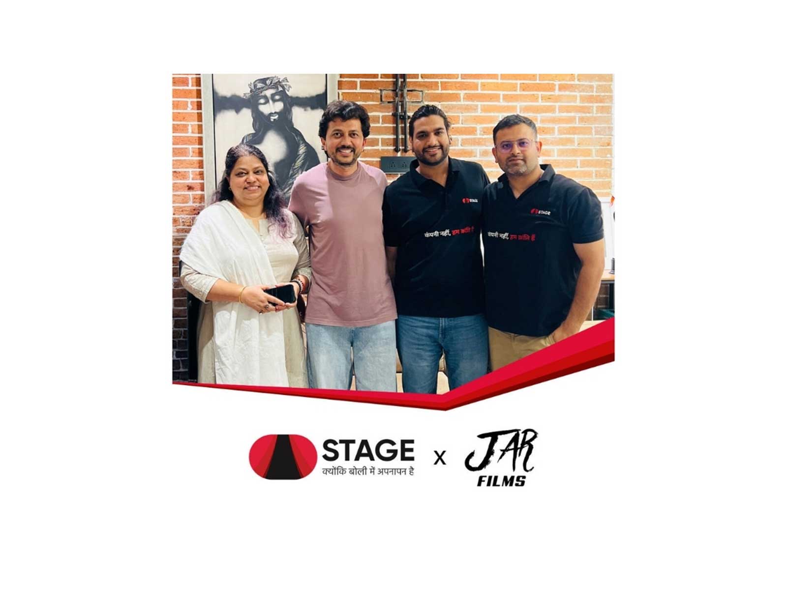 STAGE & Jar Films Announce Landmark Partnership; Unveil 8-Part Series and Upcoming Theatrical Releases!!