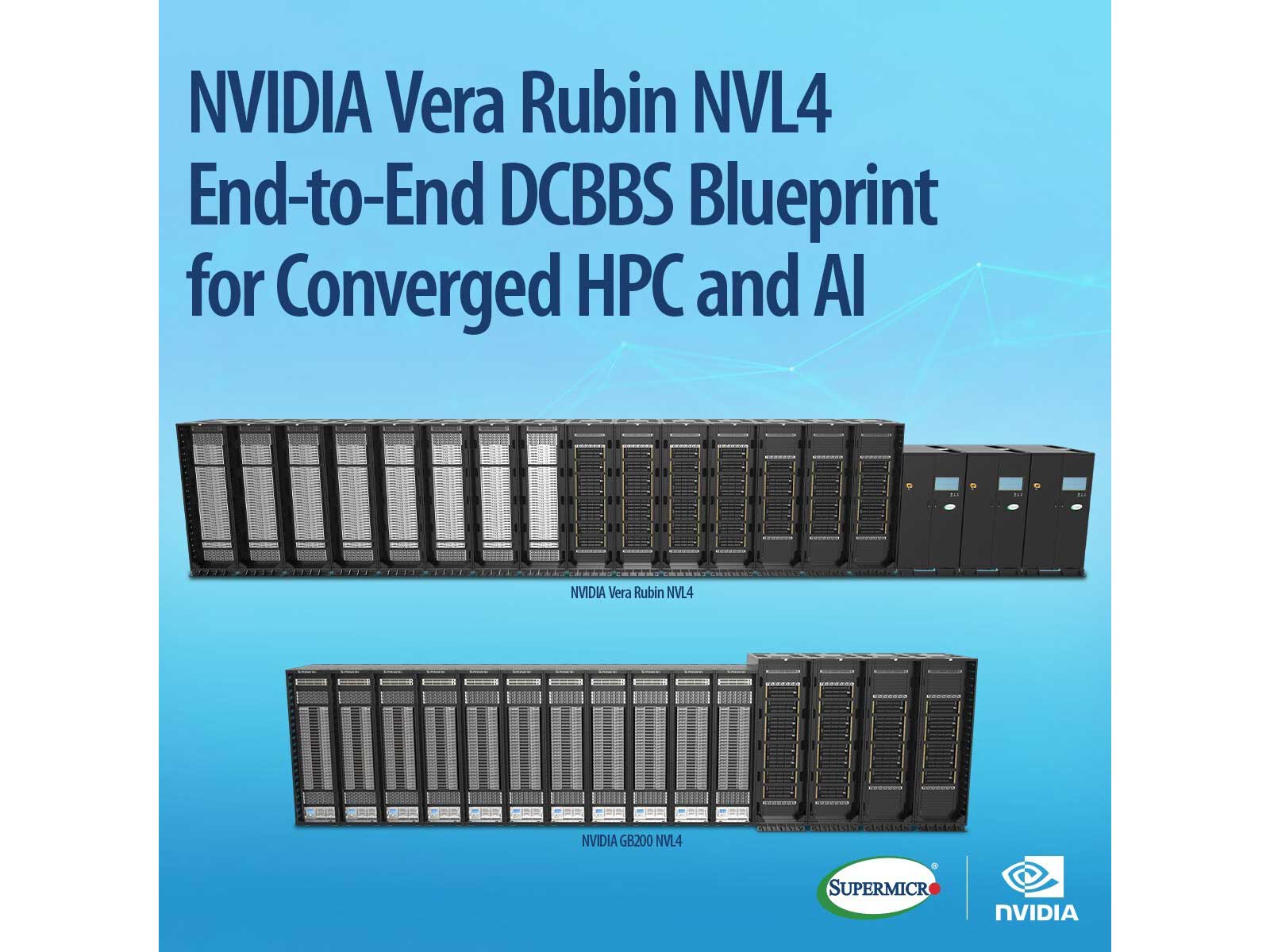 Supermicro Delivers NVIDIA Vera Rubin NVL4 End-to-End DCBBS Blueprint with Native FP64 Performance for Converged HPC and AI Infrastructure