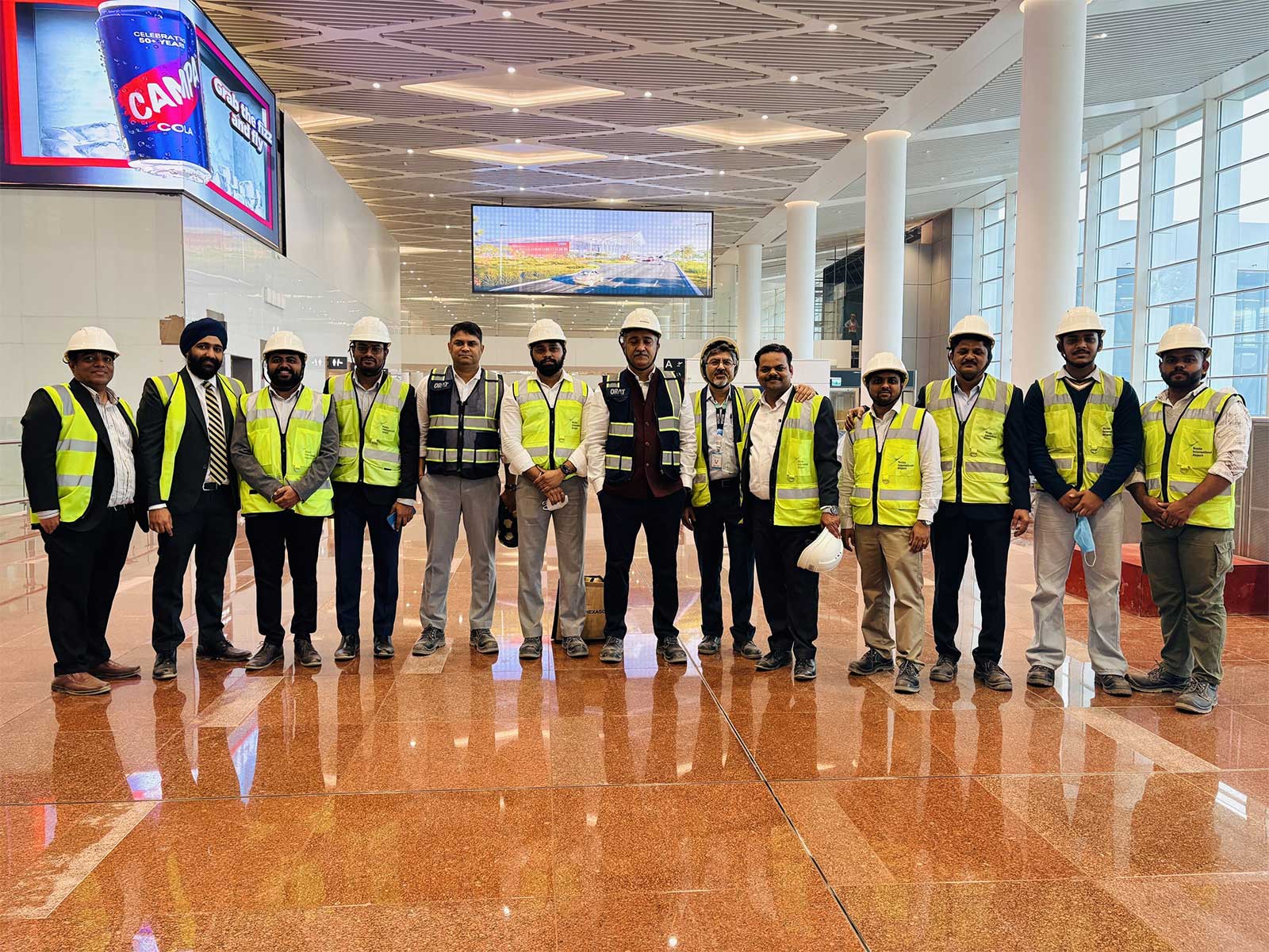 NIA, Octave and Intertec Systems teams at Noida International Airport, Jewar