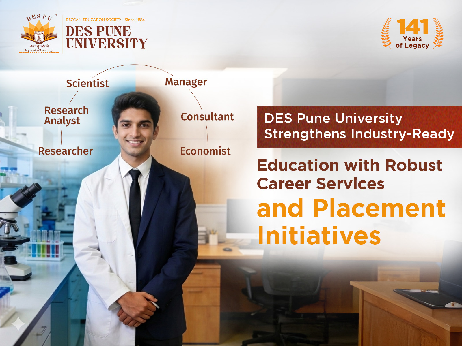 DES Pune University Strengthens Industry-Ready Education with Robust Career Services and Placement Initiatives