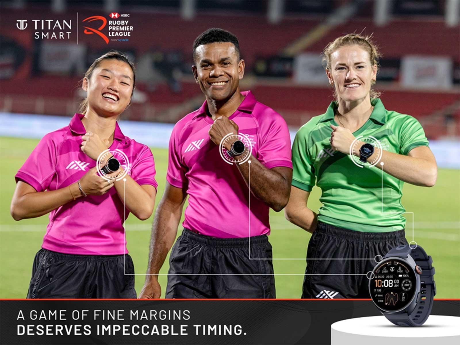 Titan Smart partners with Rugby Premier League as Official Timing Partner