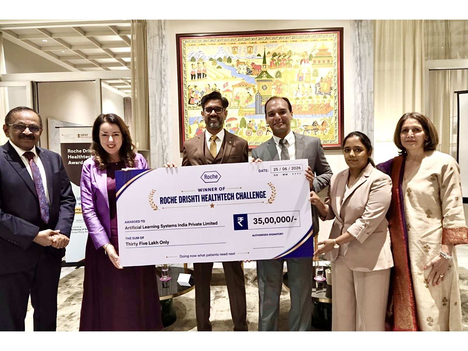 Artelus wins Roche Drishti HealthTech Challenge