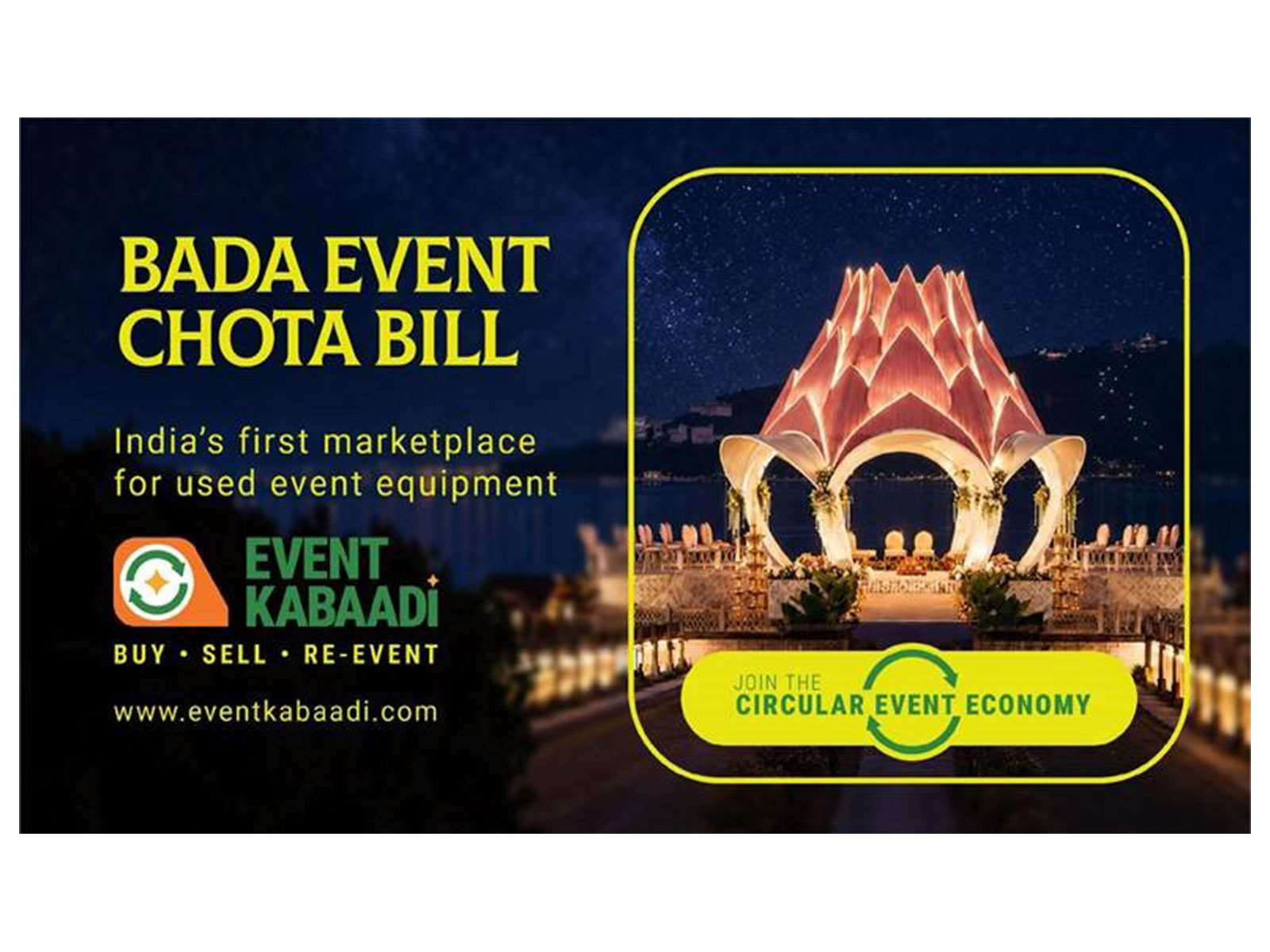 India's Event Industry Is Changing: The Shift From One-Time Use To Smart Reuse