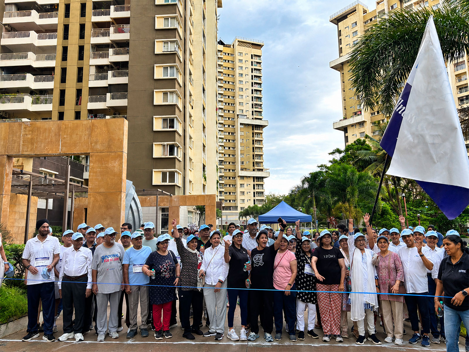 400+ registrations. 528 kilometres covered. Nearly 6.9 lakh steps taken towards healthier living