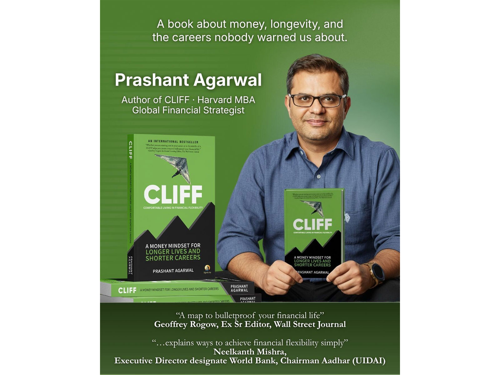 Apricity Publishing Launches Global Bestseller 'CLIFF' In India To Tackle The New Economic Paradox: Longer Lives And Shorter Careers