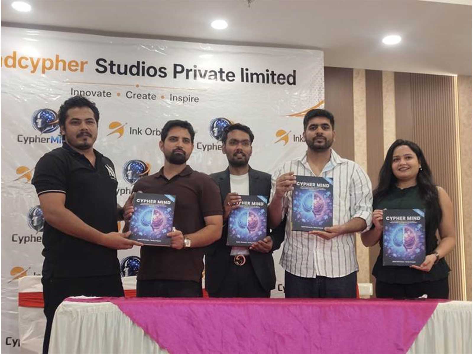 Authored by Sahil Dhawan and Tariq Imtyaz, and published by Ink Orbit, Cypher Mind features 40 mind-challenging tasks designed to sharpen thinking, problem-solving, and creativity.