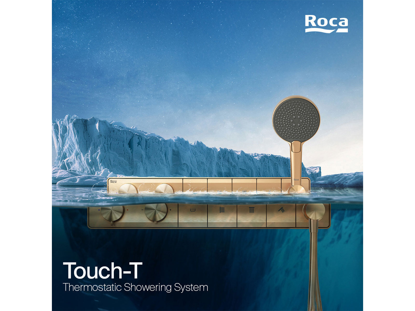 Roca Introduces Touch-T: A New Benchmark in Thermostatic Shower Systems